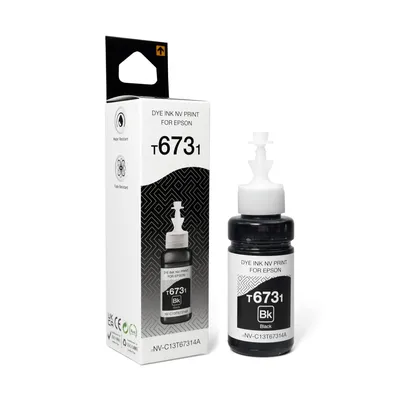 Чернила NV Print NV-C13T67314A (T6731), для Epson, 70 мл, чёрный