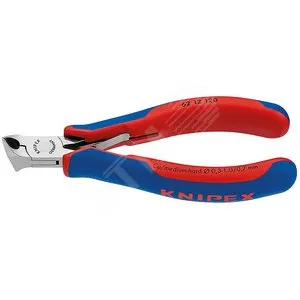 Кусачки торцевые Knipex KN-6212120, 120 мм, губки 15°, без фаски