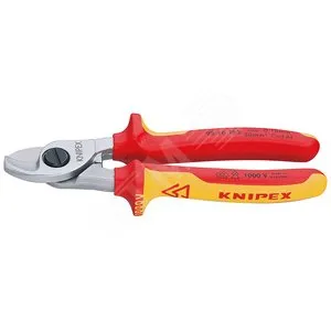 Кабелерез Knipex KN-9516165SB, VDE 1000 В, до 15 мм, 165 мм