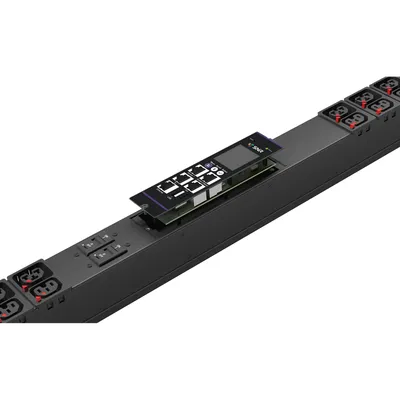 Блок розеток SNR SNR-PDU-C-21AL03BL-32L3, 21×C13+3×C19, 32A, 3-фазный, интеллектуальный