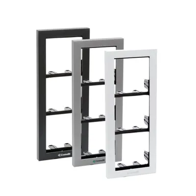 Рамка Прочее 3311/3A, iKall, 3 модуля, антрацит