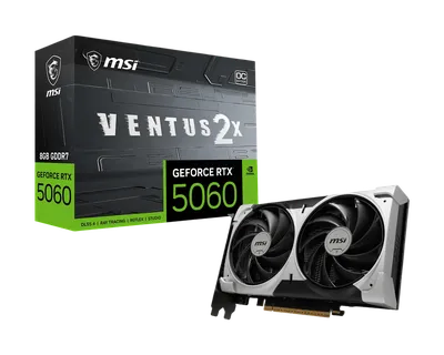 Видеокарта MSI GeForce RTX 5060 8G VENTUS 2X OC V1