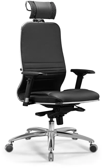 Кресло МЕТТА Samurai KL-3.04 Infinity Easy Clean, экокожа, подголовник, хром