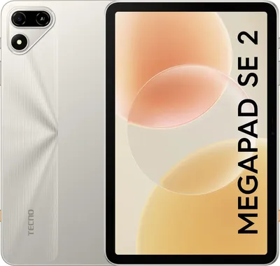 Планшет Tecno MegaPad SE 2 T1002W MT8786 (2.0) 8C RAM4Gb ROM256Gb 9.65" IPS 2048x1280 Android 16 золотистый 8Mpix 8Mpix BT WiFi microSD 2Tb 7000mAh 147hr