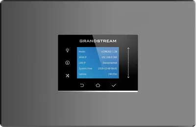 UCM6301 - IP-АТС, Grandstream, UCM6301, 1 порт RJ11 FXS, 1 порт RJ11 FXO, 2 порта GbE PoE LAN/WAN, 1 порт горячего резервирования, 500 пользователей SIP, 75 одновременных вызовов, UCM RC, VideoServer, блок питания 12 В/1.5 А