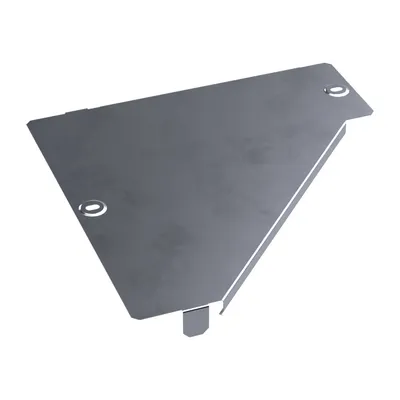Крышка переходника левого Промрукав PR16.5579, INOX AISI 316, 300×100