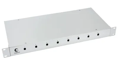 Кросс бокс оптический Cabeus FO-19-8ST, 19", 8×ST(FC), со сплайс-кассетой