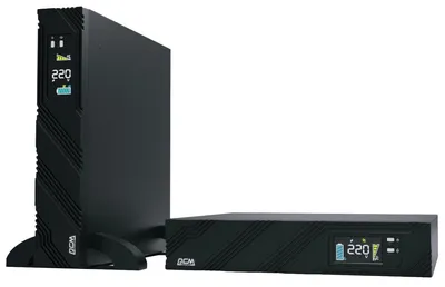 ИБП Powercom SPR-1000 LCD, линейно-интерактивный, 1000 ВА / 800 Вт, Rack/Tower, 8×IEC320 C13