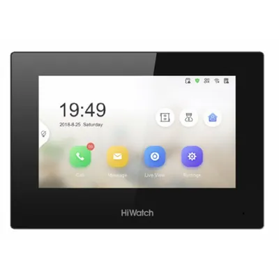 Видеодомофон HiWatch VDP-H2211(B), 7" LCD/TFT, 1024×600, черный