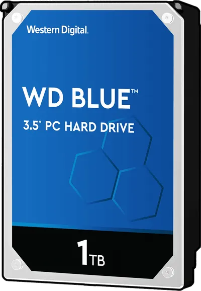 Жесткий диск Western Digital Caviar Blue WD10EZRZ, 1 ТБ, SATA III, 5400 об/мин, 64 МБ
