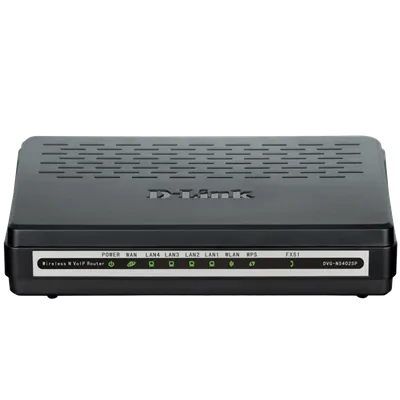 Шлюз VoIP D-LINK DVG-N5402SP/1S/C1A, 1xFXS, 4xLAN, Wi-Fi