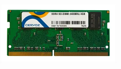 Модуль памяти Cervoz CIR-S4SUSS2404G, DDR4 SO-DIMM, 4 ГБ, 2400 МГц, 260 контактов