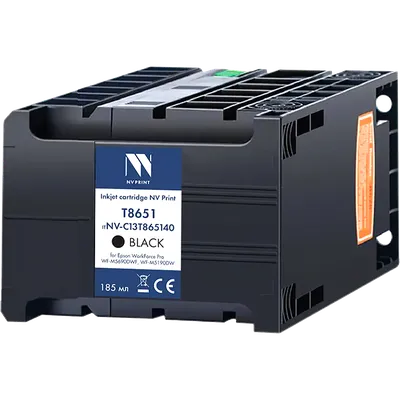 Картридж NV Print NV-C13T865140, чёрный, пигментный, 10 000 страниц, для Epson WF-M5690DWF/WF-M5190DW