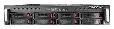 Видеорегистратор TRASSIR NeuroStation, 128 IP-каналов, 720 Мбит/с, 8×HDD 3.5", 2×1GbE