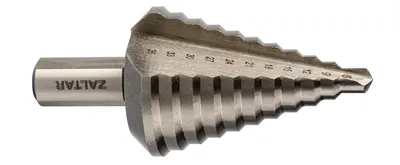 Сверло ступенчатое ZALTAR ZA-05330, HSS, 9–36 мм, трёхплоскостной хвостовик