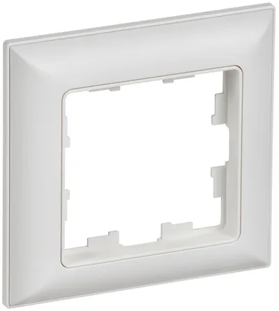 Рамка IEK BRITE BR-M12-12-K91, 1-местная, арктический белый, IP20