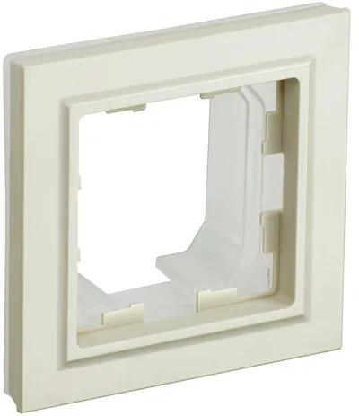 Рамка IEK BRITE BR-M12-44-K10, 1-местная, IP44, бежевая