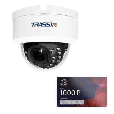 Комплект Trassir Cloud Indoor, TR-D4D2 v2 + 12 мес. облака