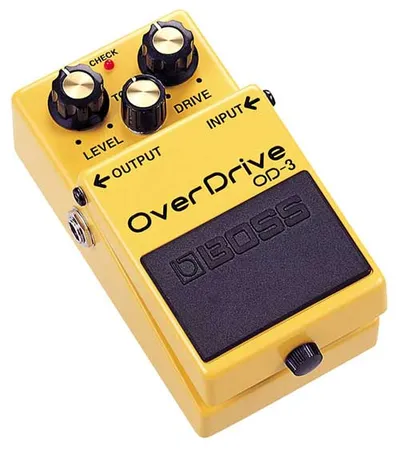Педаль эффектов Boss OD-3, овердрайв, аналоговая схема, 9 В
