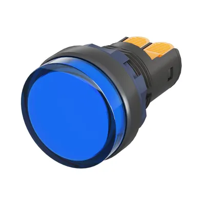 Сигнальный индикатор со встроенным диодом 24В, синий, зажим Plug-In DKC M22L-F24BPP