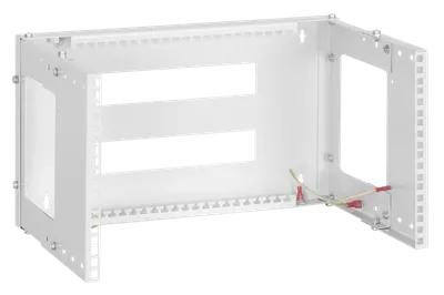 Рама настенная TLK TRW-065035-GY, 19", 6U, 505x277мм, глубина 233-350мм, серая