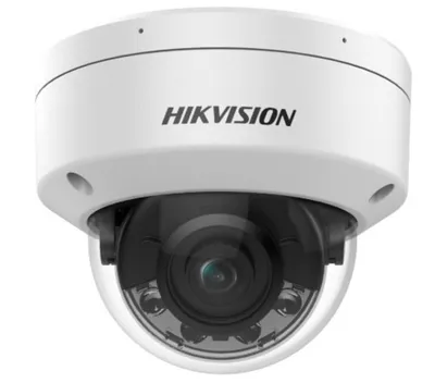 Камера Hikvision DS-2CD2187G2H-LISU(2.8mm), 8 Мп, купольная уличная IP, 2.8 мм, EXIR/LED до 30 м, AcuSense