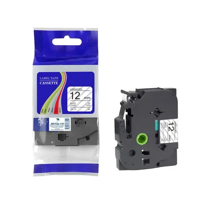 Картридж с лентой NV Print NV-TZe-131, черный на прозрачном, 12x8, для Brother