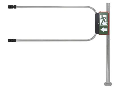Калитка Smartec ST-GR012EC-CR, аварийного выхода, с электромагнитом, хромированная