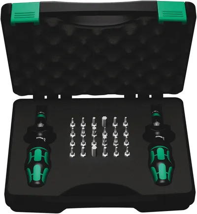 Набор отвёрток WERA WE-074738, динамометрические Kraftform 7440/41, 0,3–3 Нм, 26 предметов