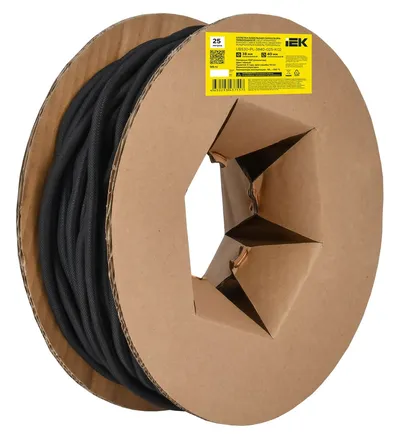 Оплетка кабельная IEK UBS30-PL-3840-025-K02, 38–40 мм, 25 м, полиэстер