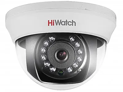 Камера видеонаблюдения HiWatch DS-T101(2.8mm), купольная, 1 Мп, HD-TVI, 2.8 мм