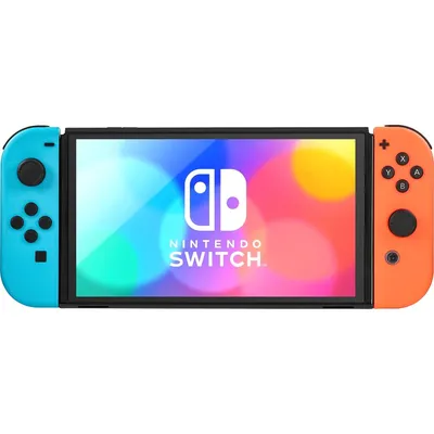 Игровые приставки/ Nintendo Switch OLED Neon Blue/Neon Red