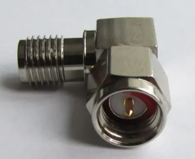 ВЧ-переходник угловой Антэкс S-412, SMA-male — SMA-female