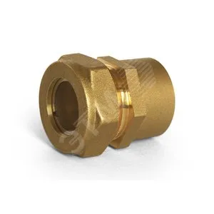 Муфта Stahlmann SSFL250001BEF, латунь, 25 мм × 1", ВР, 10 бар