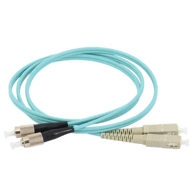 Патч-корд ITK FPC5003-SCU-FCU-C2L-100M, MM OM3, SC/UPC-FC/UPC, Duplex, LSZH, 100м