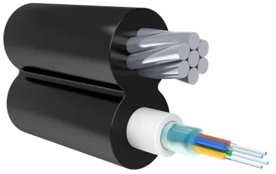 Кабель оптический Alpha Mile Mini-8, 4 волокна, SM G.652.D, подвесной
