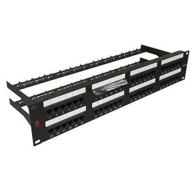 Патч-панель Sysmatrix PP 1902U.S485EU.M, 19", 2U, 48×RJ45, cat.5e UTP