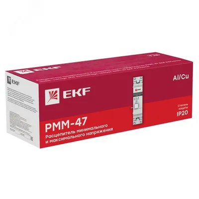 Расцепитель EKF mdrmm-47-pro, мин./макс. напряжения, PROxima