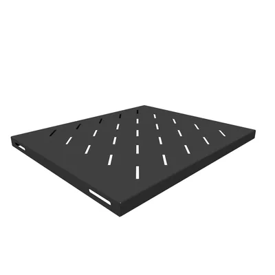 Полка стационарная SNR SNR-SHELF-06040-20B, для шкафов 600 мм, глубина 400 мм, 20 кг, черная