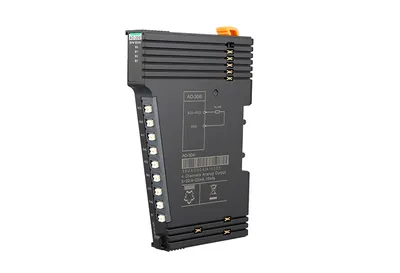 Модуль аналогового вывода ПЛК Ниеншанц AO-304I, 4 канала ЦАП, 16 бит, 0–20/4–20 мА