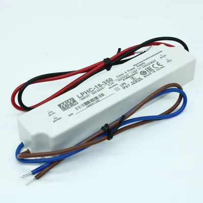 Драйвер Mean Well LPHC-18-350, AC-DC, 16.8Вт, 350мА, IP67