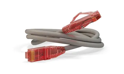 Патч-корд RJ45-RJ45, 4 пары, UTP, кат.5е, LSZH (15м) Hyperline PC-LPM-UTP-RJ45-RJ45-C5e-15M-LSZH-GY