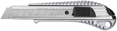 Нож технический FIT 10250, выдвижной, лезвие 18×100 мм, металлический корпус