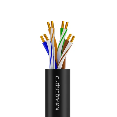Кабель GCR GCR-58030, витая пара кат.5e U/UTP, 300м, PE