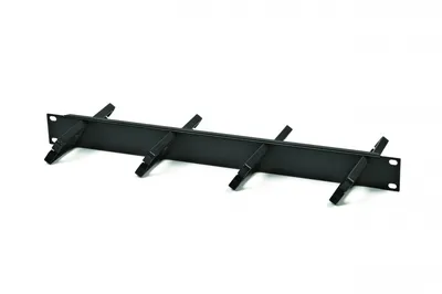 Организатор кабельный Cabeus JB08-1U-45-BK, 19", 1U, 8 колец