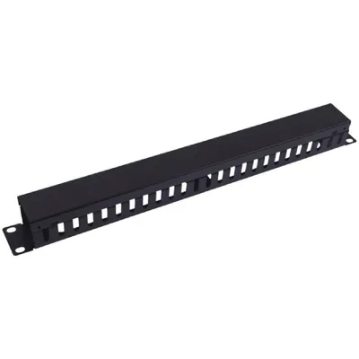 Панель-органайзер 5bites CM-104B, 1U, 19", сталь, черный
