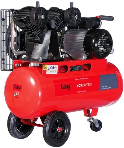 Компрессор FUBAG VCF/50 СМ3, масляный, 440 л/мин, 50 л, 10 бар, 2,2 кВт, 220 В