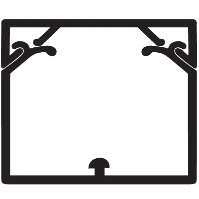 Короб DKC 01780, с крышкой, 60x40, белый