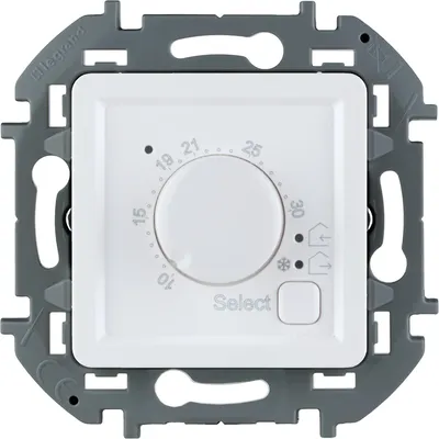 Термостат IEK 673810, Inspiria, электронный с внешним датчиком, IP30, белый