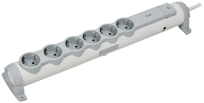 Фильтр сетевой IEK COMFORT СФ-06К, 6 розеток, 16 А, 1,5 м